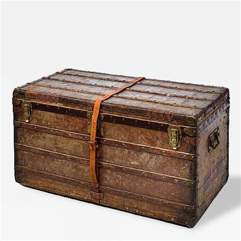 louis vuitton antique steamer trunk|Louis Vuitton steamer trunk value.